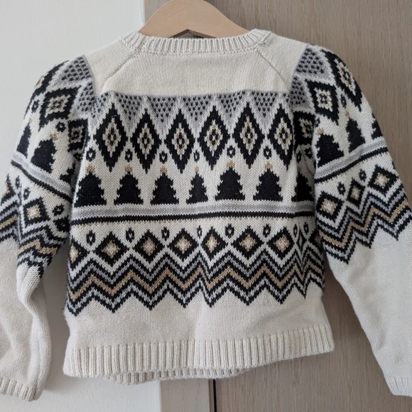 Gymboree Toddler Geometric Cotton Sweater - Picture 5 of 5